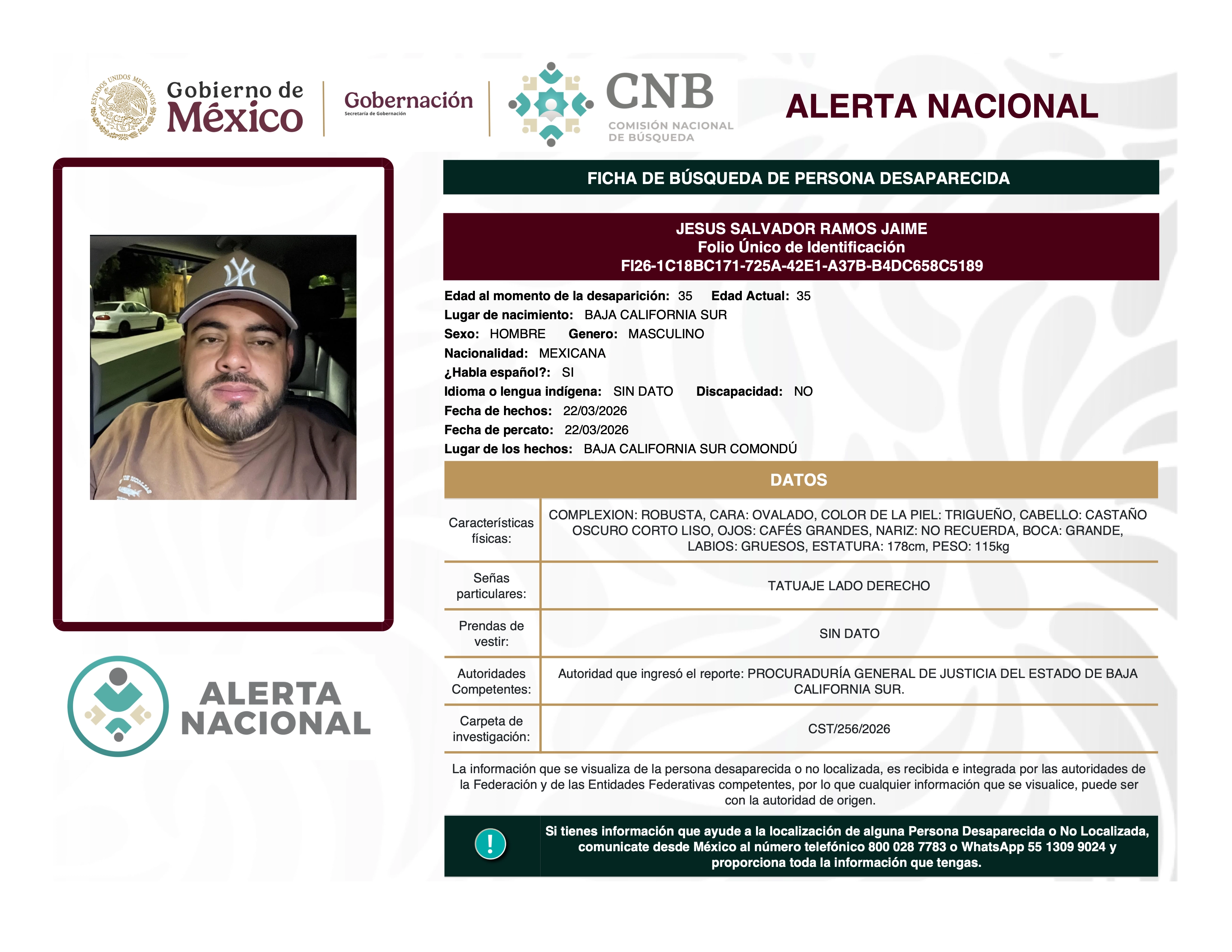 JESUS SALVADOR RAMOS JAIME